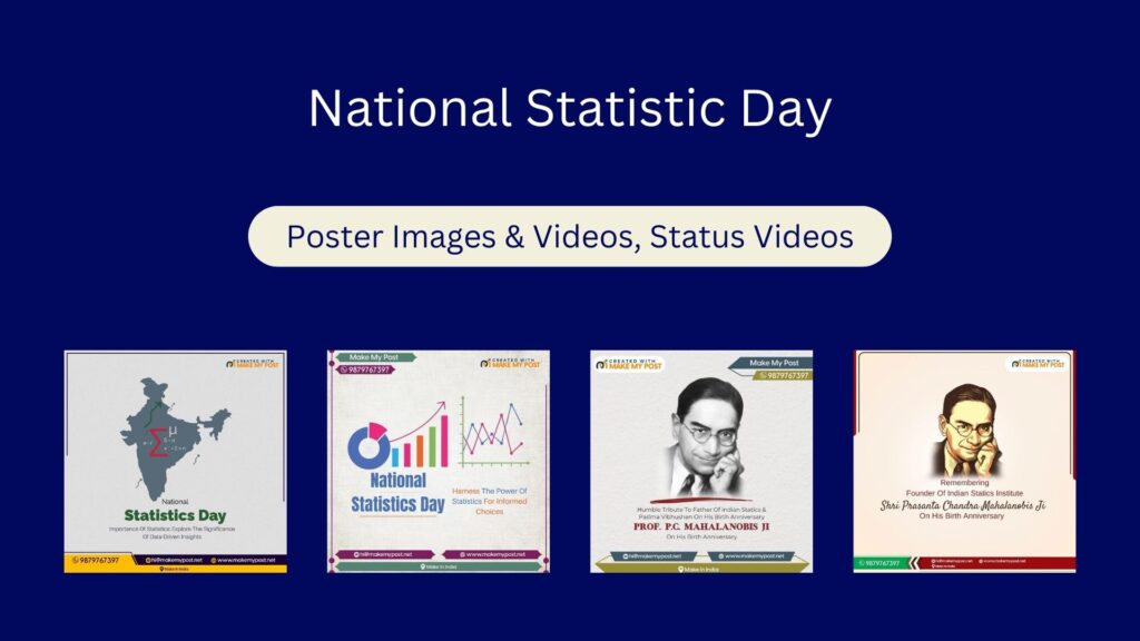 National Statistics Day Poster Templates