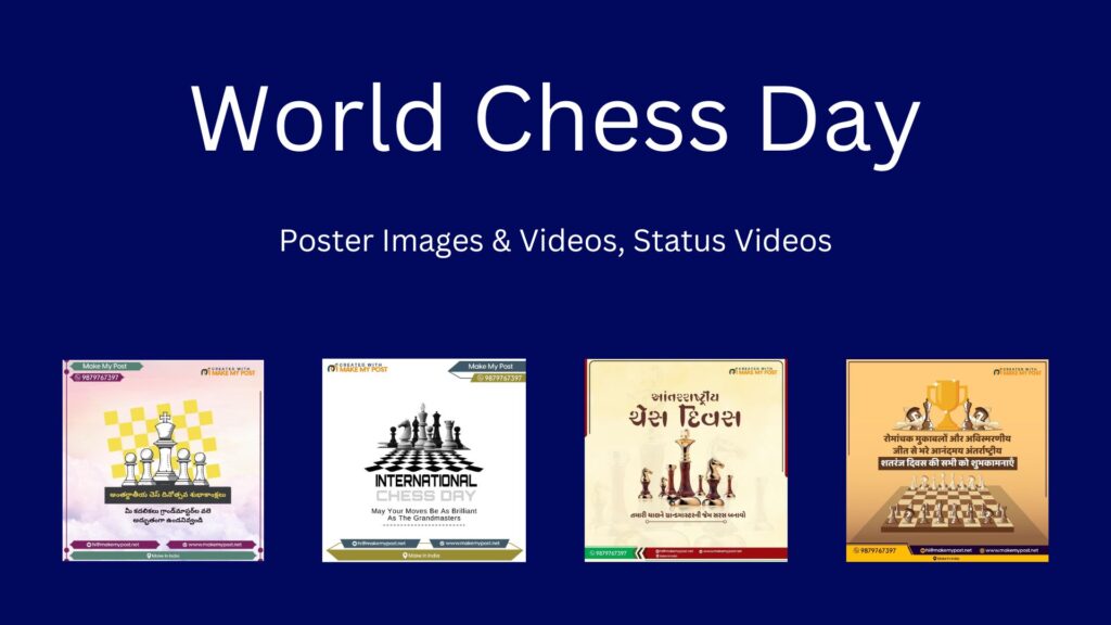 World Chess Day Poster Templates