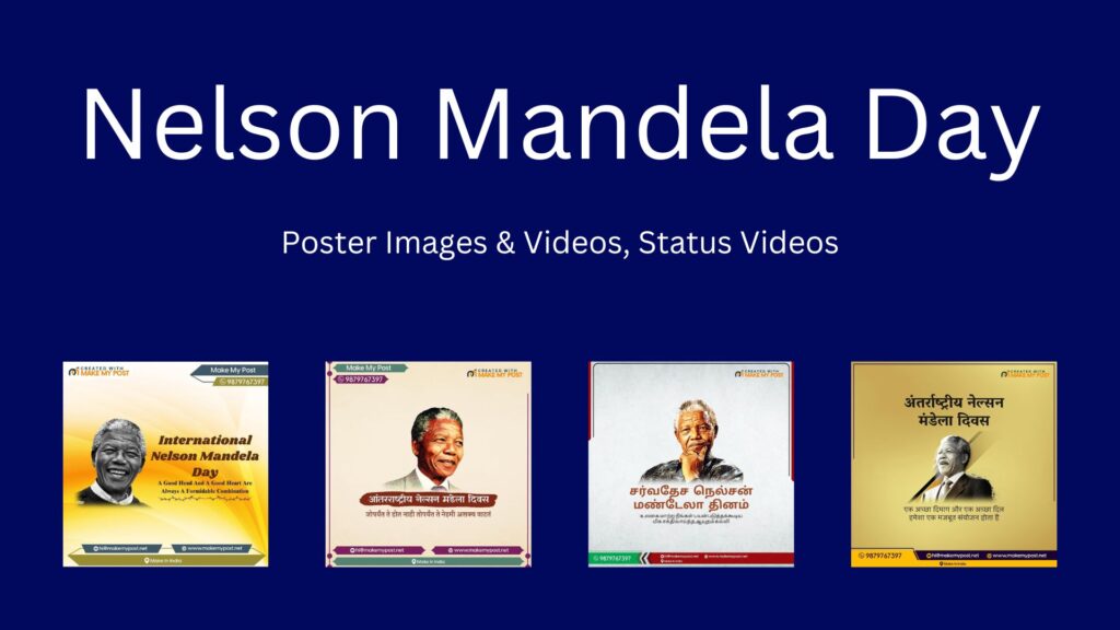 Nelson Mandela Day Poster Templates