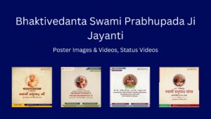 Bhaktivedanta Swami Prabhupada Ji Jayanti Poster Templates